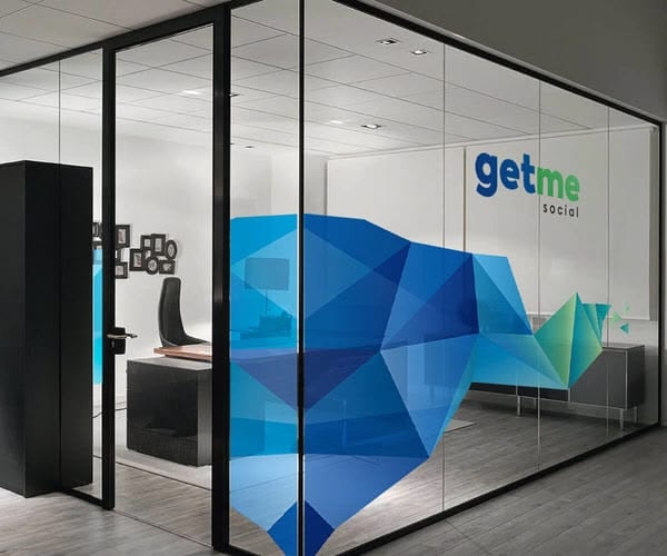 Wayfinding and directional signage in a modern building lobby